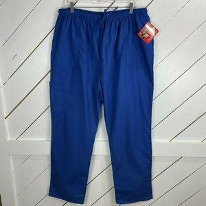 Denice Women's Nurse Surgical Health care Pants Size 3XL Blue - NWT